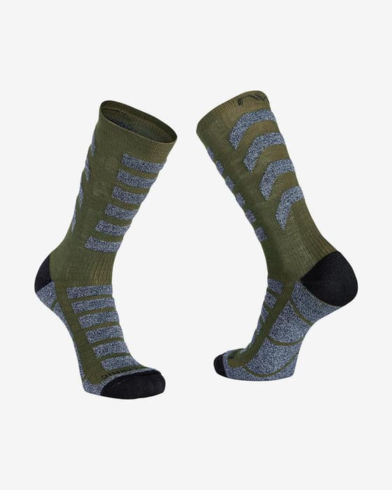 Calcetines Northwave Husky Ceramic High verde gris negro