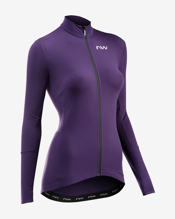 Maillot Northwave Fahrenheit manga larga lila mujer