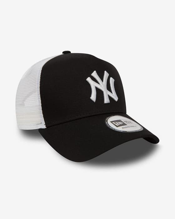 Cappellino New Era New York Yankees Clean A-Frame nero bianco