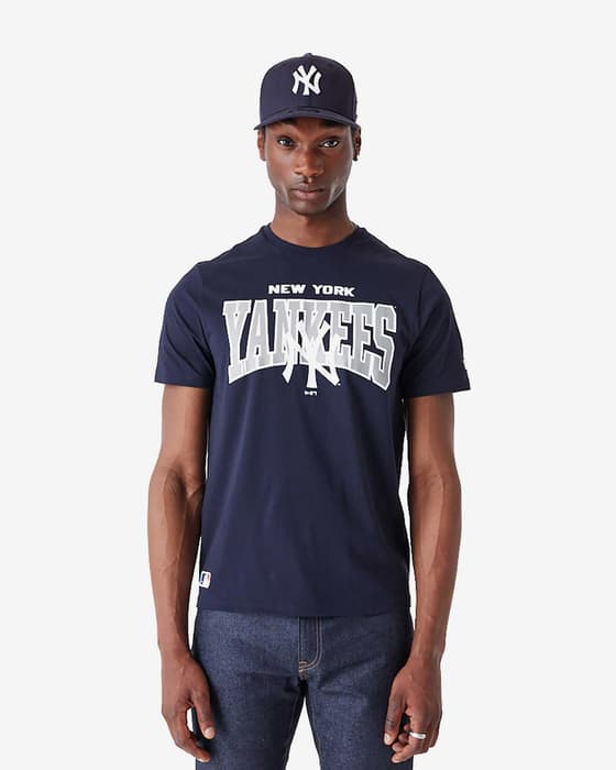 Camiseta New Era League MLB Arch Graphic NY Yankees manga corta azul marino