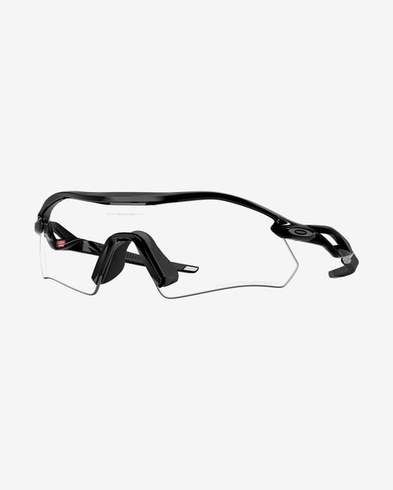 Gafas Oakley Radar Plate Polished Black con lente Clear To Black Iridium Photochromic