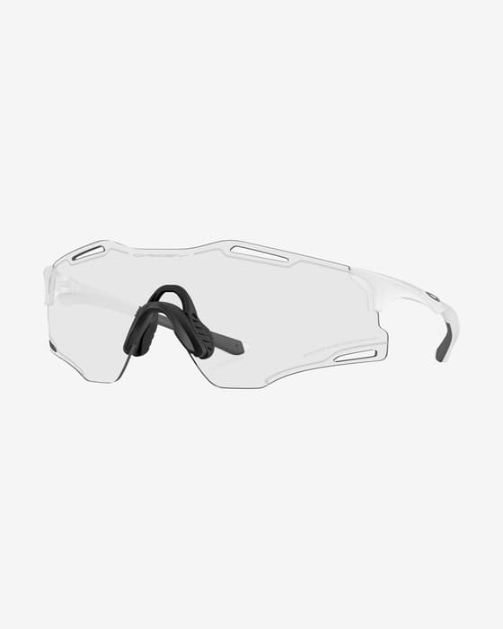 Gafas Oakley Cybr Zero Matte White con lente Prizm Clear To Black Iridium Photochromic