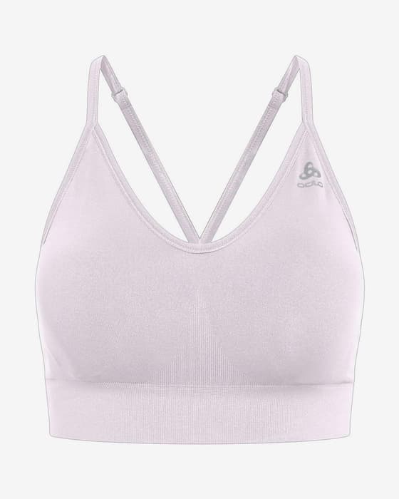 Sujetador Odlo Padded Seamless Soft Sports Bra blanco neutro