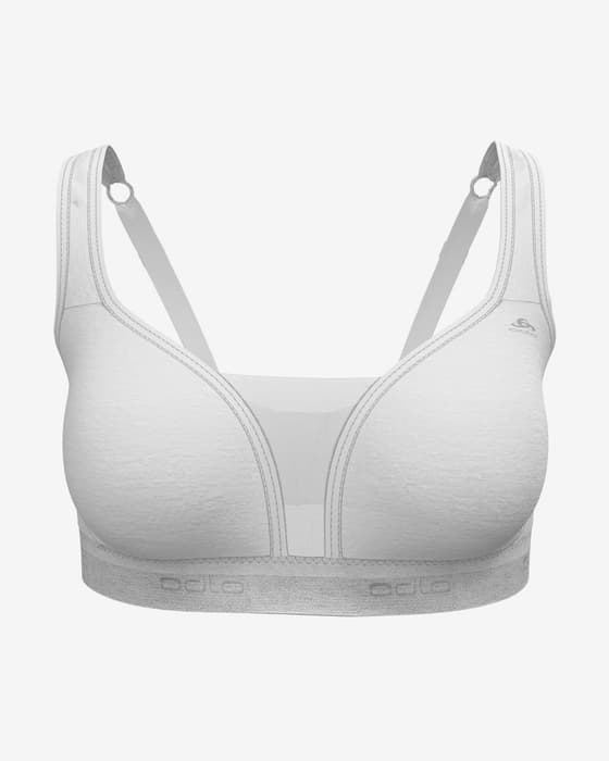 Sujetador Odlo Padded High Copa D blanco