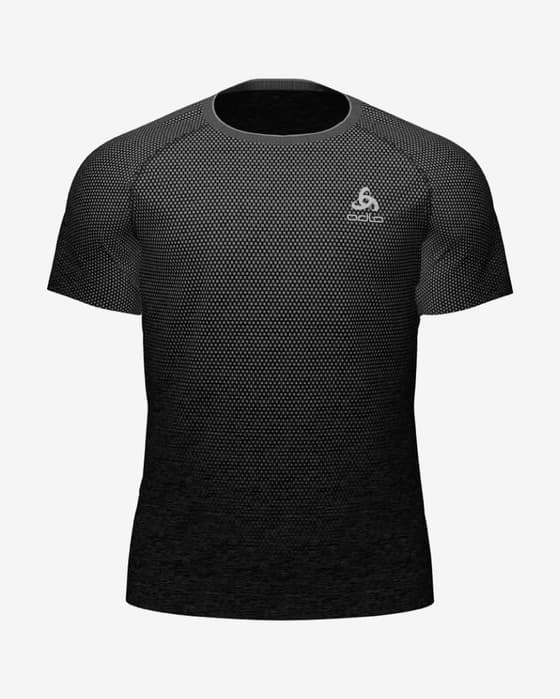 Camiseta Odlo Essential Seamless manga corta negro claro