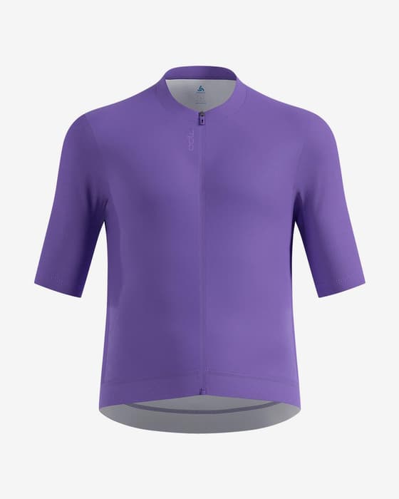Maillot Odlo Zeroweight Pro Chill-Tec manches courtes violet