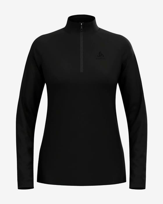 Felpa Odlo Essentials Light nero puro donna