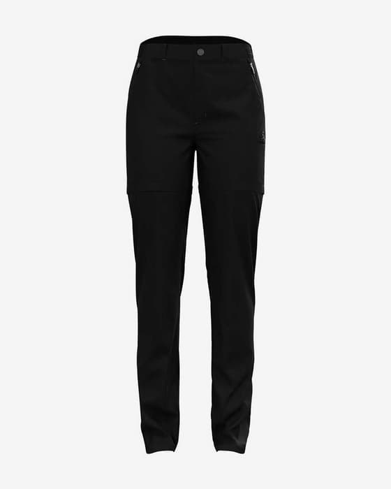 Pantalón convertible Odlo The Ascent Light Zip-Off negro mujer