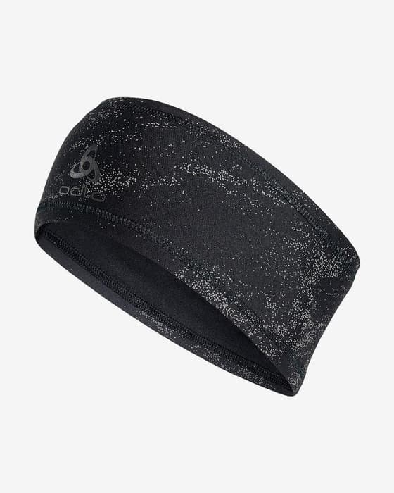 Cinta para la cabeza Odlo Polyknit negro oscuro gris