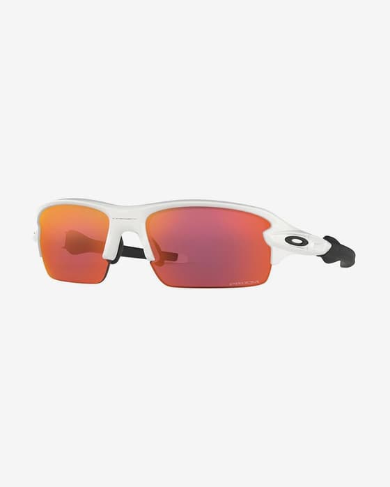Gafas Oakley Flak XS Polished White con lentes Prizm Field infantil