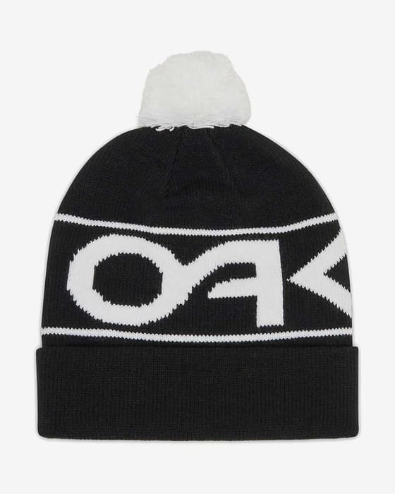 Gorro Oakley Factory Cuff negro puro blanco
