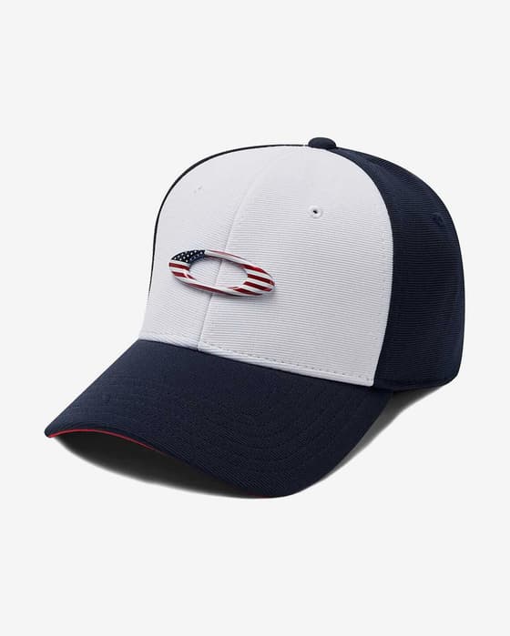 Gorra Oakley Tincan blanco intenso azul