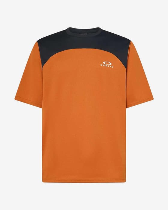 Maillot Oakley Free Ride manche courte orange noir