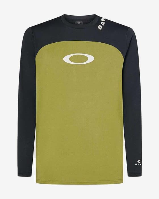Maillot Oakley Free Ride RC manche longue vert noir