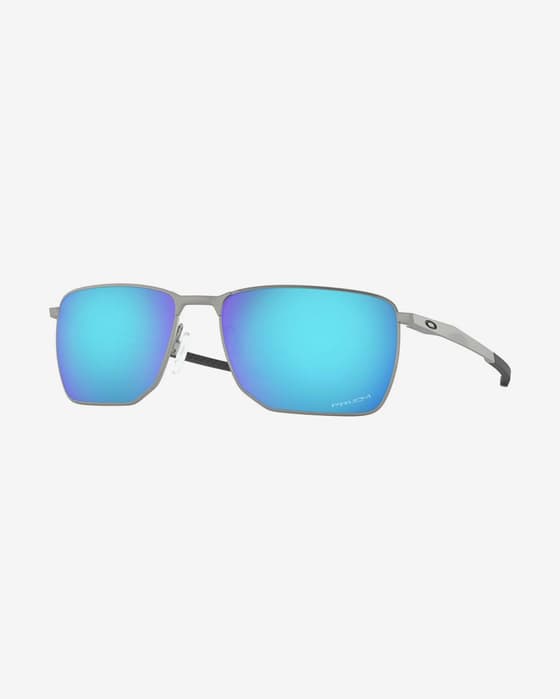 Gafas Oakley Ejector Satin Chrome con lentes Prizm Sapphire