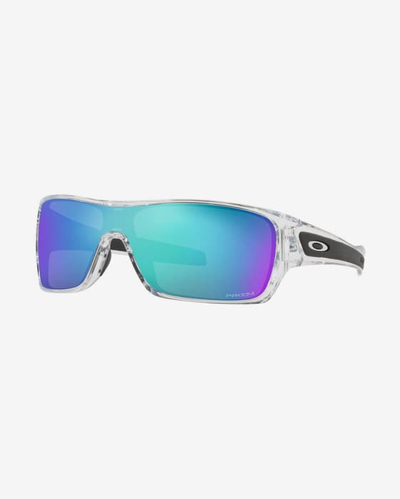 Occhiali Oakley Turbine Rotor Polished Clear con lenti Prizm Sapphire