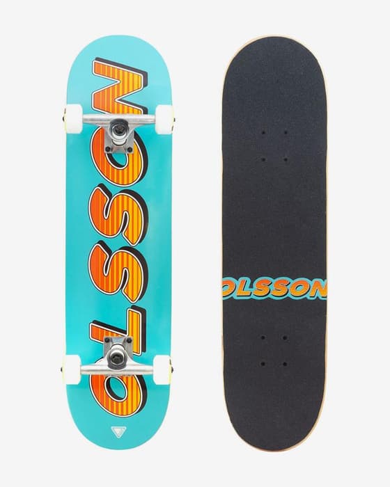 Skateboard Olsson And Brothers Speedy bleu noir