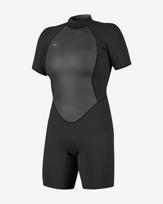 Traje neopreno corto O'Neill Reactor 2 mm negro gris mujer