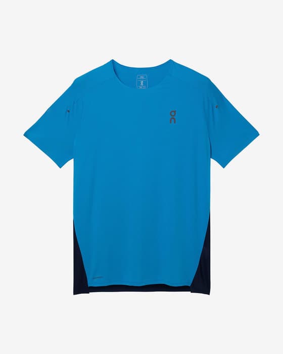 Camiseta On Performance manga corta azul cobalto