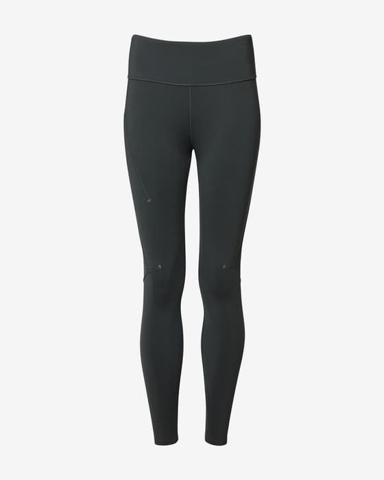Malla larga On Performance 7/8 gris negro mujer