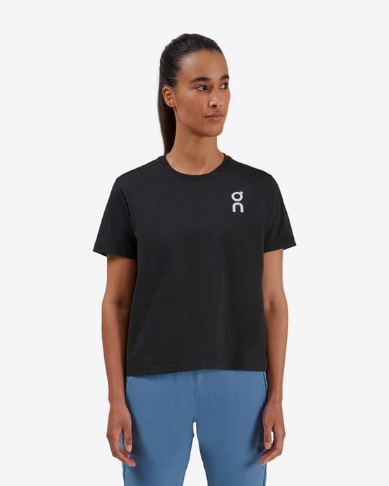 Camiseta On Graphic manga corta negro puro mujer