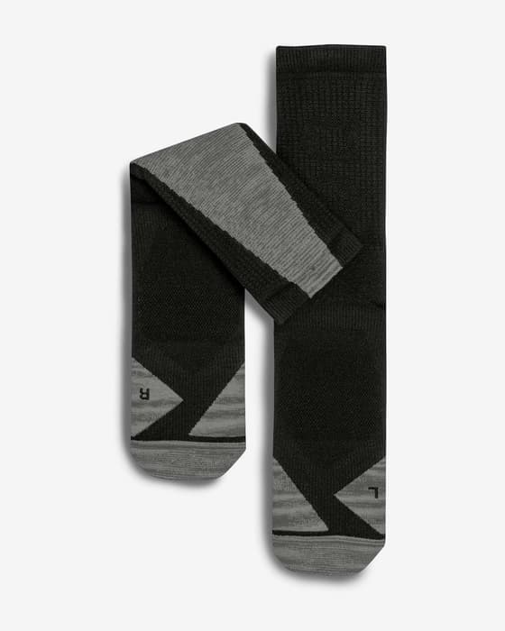 Calcetines On Explorer Merino negro gris mujer