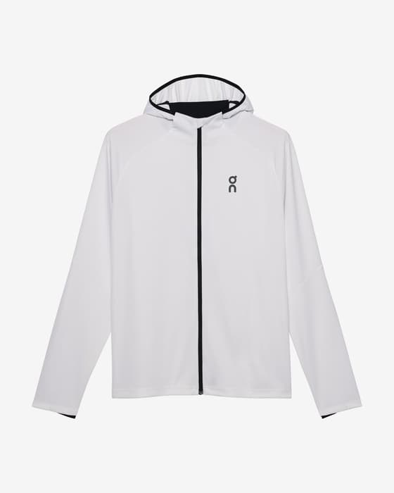 Sweat à capuche On Climate Zip blanc
