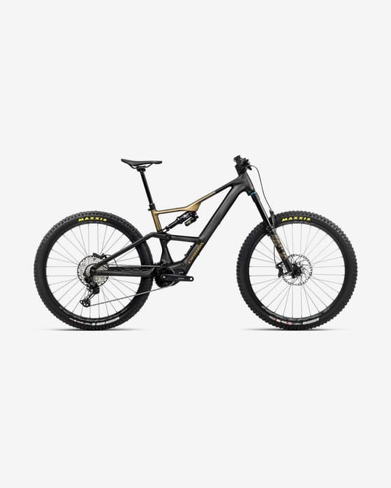 Bicicletta elettrica Orbea Rise LT H10 nero marrone chiaro