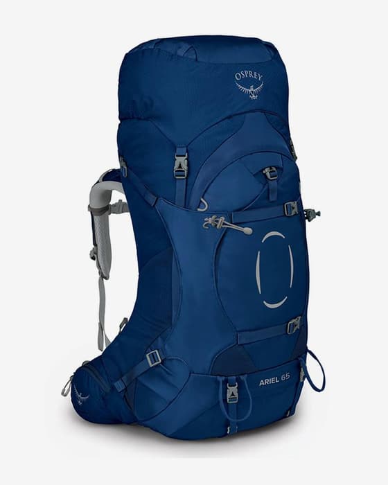 Mochila Osprey Ariel 65L azul mujer