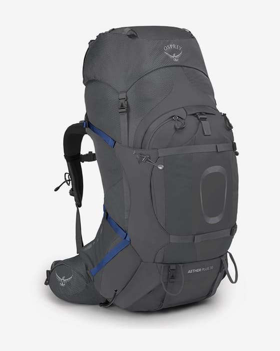 Mochila Osprey Aether Plus 70L gris