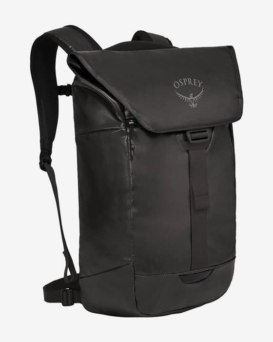Mochila Osprey Transporter Flap 20L negro logo gris