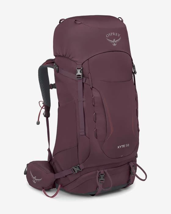 Mochila Osprey Kyte 58L granate mujer