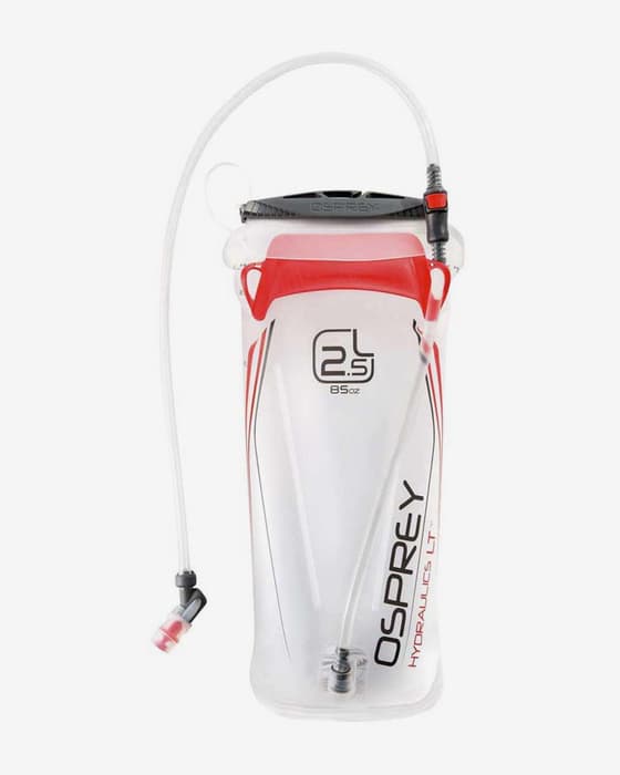 Bolsa hidratación Osprey Hydraulics LT Reservoir 2.5L transparente rojo