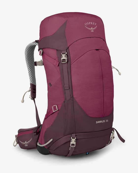 Mochila Osprey Sirrus 36 l lilás bordô mulher