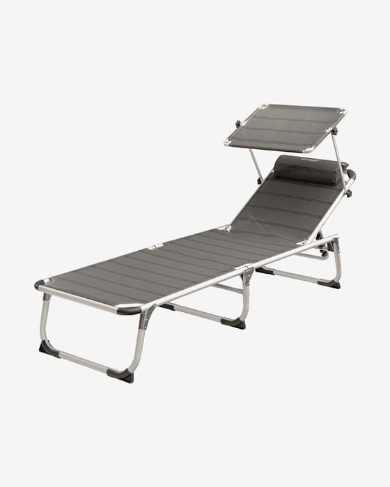 Tumbona plegable Outwell Victoria gris