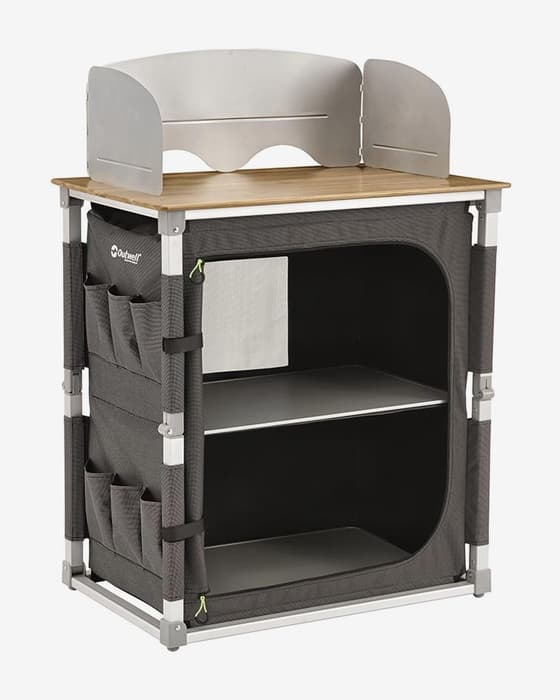 Mesa cocina Outwell Padres negro gris