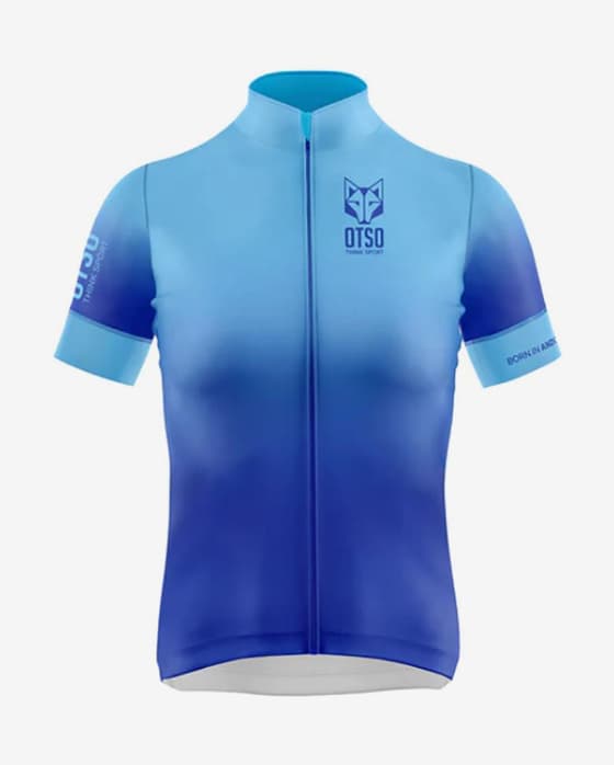 Maillot Otso Cycling manche courte bleuté