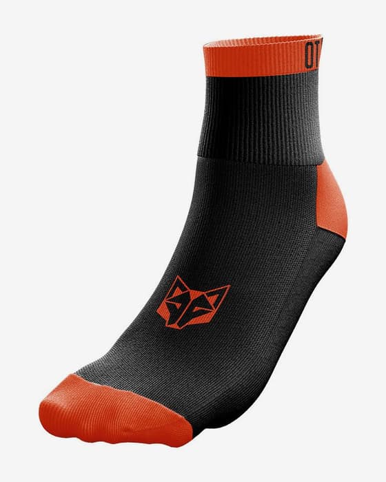Calcetines Otso Low Cut naranja negro