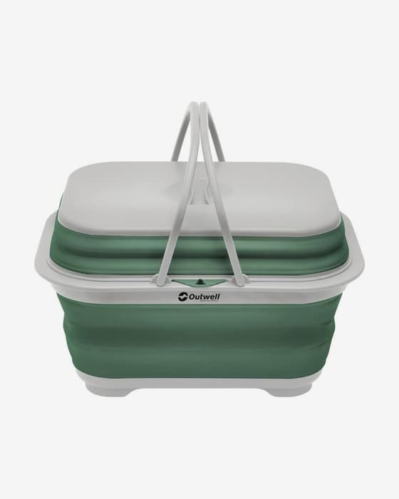 Bandeja de lavado plegable Outwell Collaps verde
