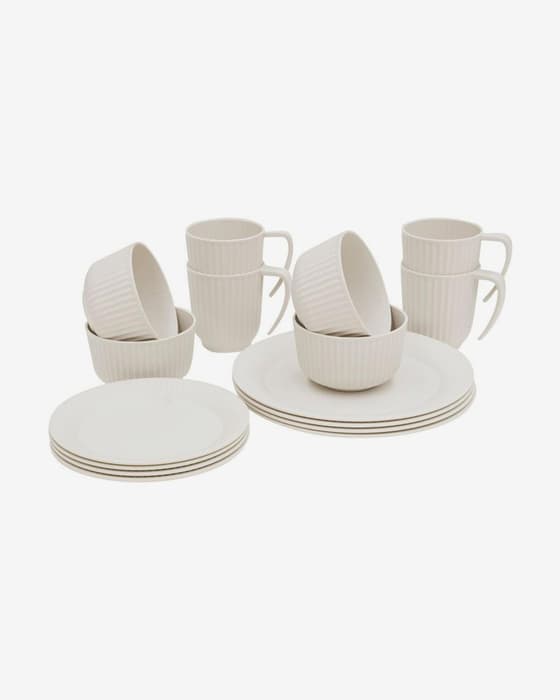 Juego de cocina Outwell Delish 4 blanco arena