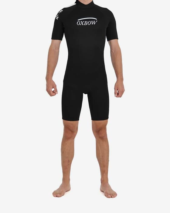 Traje neopreno corto Oxbow Wallis 2 mm negro blanco