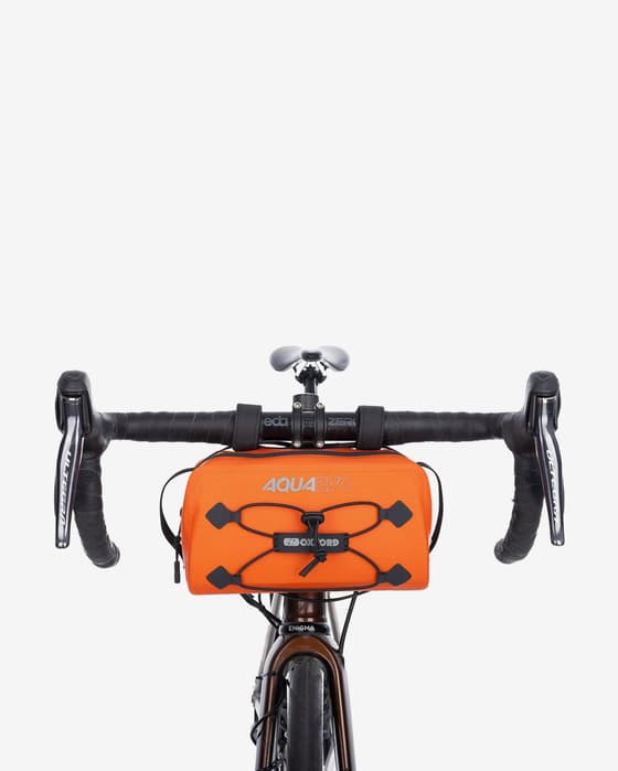 Bolsa de manillar Oxford Daytripper Aqua Evo Adventure naranja