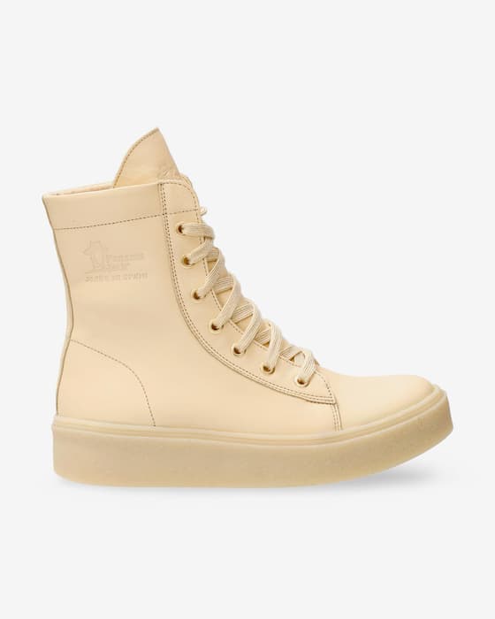 Stivali Panama Jack Luna bianco crema donna