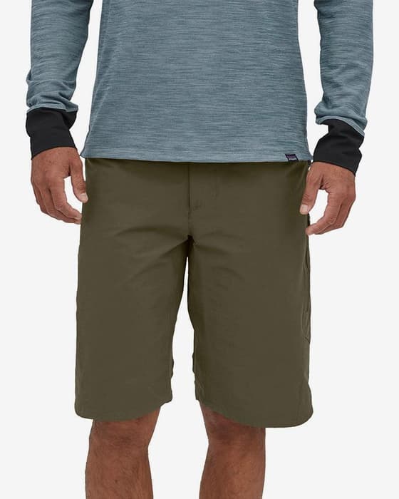 Pantalón corto Patagonia Dirt Craft sin badana verde kaki negro