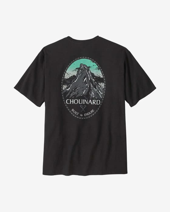 Patagonia Chouinard Crest Pocket Responsibili-Tee Short Sleeve T-Shirt Black