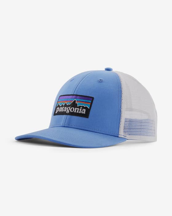 Cappellino Patagonia P-6 Logo LoPro Trucker blu bianco