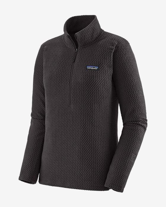 Forro polar Patagonia R1 Air negro mujer
