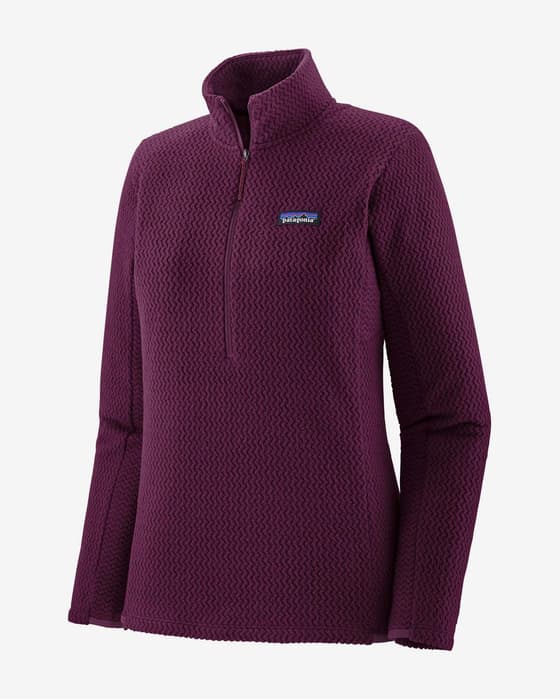 Forro polar Patagonia R1 Air lila mujer