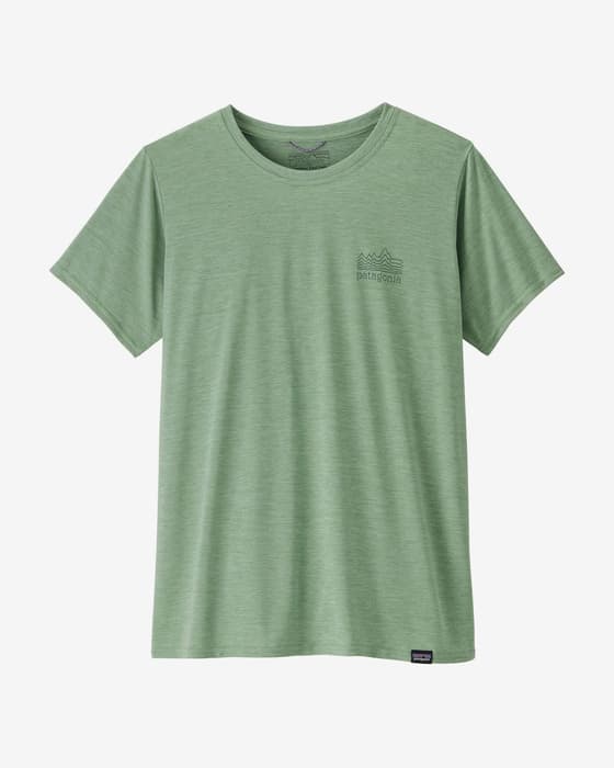 T-shirt Patagonia Cap Cool Daily Graphic manches courtes vert femme