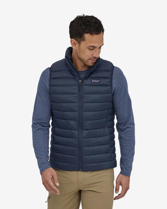 Chaleco Patagonia Down Sweater Classic azul oscuro
